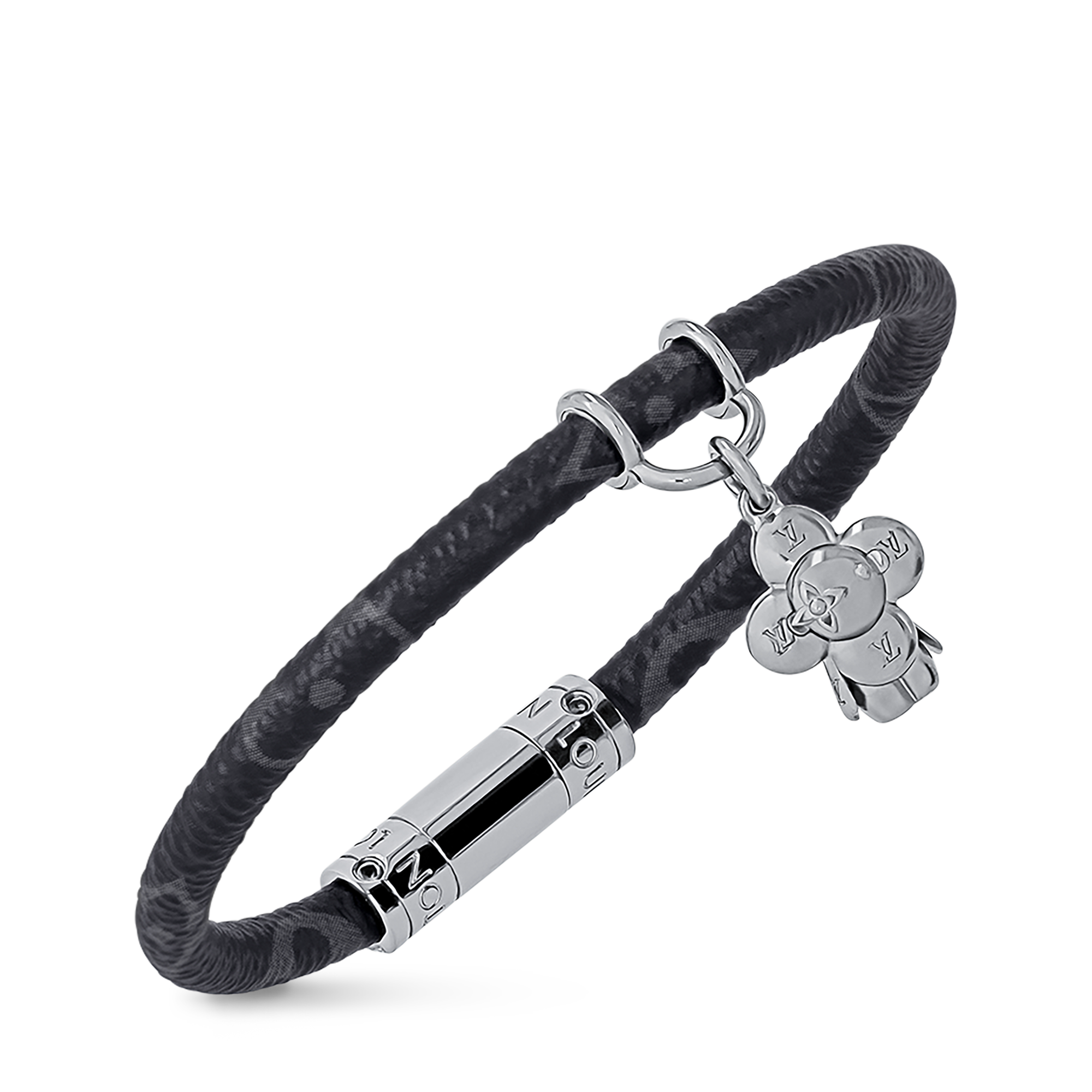アクセサリー 823let.it.be  Louis Vuitton Hang It Bracelet Monogram Eclipse Canvas - Fashion Jewelry | LOUIS